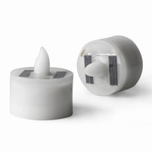 Load image into Gallery viewer, LED Solar Lamp Solar Electronic Candle Light LED Tea Lights Candles Battery Powered Fake Candles for Wedding Party Holidays Home Decoration Outdoor Electronic Flameless Candle Light For Outdoor Christmas Halloween