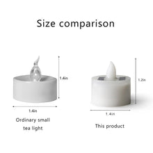 Load image into Gallery viewer, LED Solar Lamp Solar Electronic Candle Light LED Tea Lights Candles Battery Powered Fake Candles for Wedding Party Holidays Home Decoration Outdoor Electronic Flameless Candle Light For Outdoor Christmas Halloween