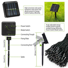 Load image into Gallery viewer, LED Solar Power Fairy String Lights