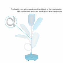 Load image into Gallery viewer, LED Three-Speed Touch Dimming Reading Lamp USB Charging Plug-in White Warm Eye Protection Student Table Light Study Night Light Decorative Table Lamp Cute Study Lamps for Bedroom Décor