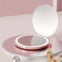 Load image into Gallery viewer, LED Travel Makeup Mirror