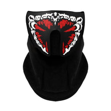 Load image into Gallery viewer, LED Warm Headgear ED Face Mask Party Masks Light Up Dance Halloween Cosplay Easter Rave Mask Luminous Costume Washable Foldable Luminous Cool Party Mask Activated Light Up Mask Led Music Party Mask Led Music Mask for Festival Party