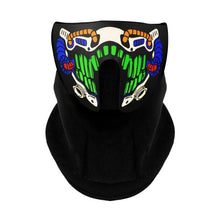 Load image into Gallery viewer, LED Warm Headgear ED Face Mask Party Masks Light Up Dance Halloween Cosplay Easter Rave Mask Luminous Costume Washable Foldable Luminous Cool Party Mask Activated Light Up Mask Led Music Party Mask Led Music Mask for Festival Party