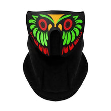 Load image into Gallery viewer, LED Warm Headgear ED Face Mask Party Masks Light Up Dance Halloween Cosplay Easter Rave Mask Luminous Costume Washable Foldable Luminous Cool Party Mask Activated Light Up Mask Led Music Party Mask Led Music Mask for Festival Party
