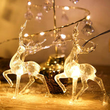 Load image into Gallery viewer, LED Warm White Christmas Lights Reindeer String Lights