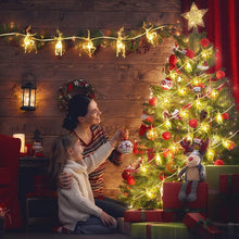 Load image into Gallery viewer, LED Warm White Christmas Lights Reindeer String Lights