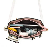 Load image into Gallery viewer, Letter Decor Hand Satchel Bag