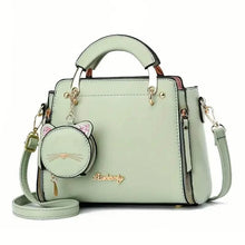 Load image into Gallery viewer, Letter Decor Hand Satchel Bag