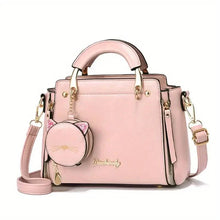 Load image into Gallery viewer, Letter Decor Hand Satchel Bag