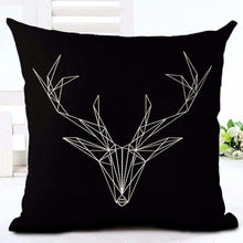 Load image into Gallery viewer, Letter Love Home Cushion Covers Cotton Linen Black White Pillow Cover I Love You Forever and Always Throw Pillow Case Love Letter Pillow Cushion Covers Fashion Home Decor Cover Sofa Bed Nordic Decorative Pillow Case 45x45CM