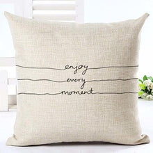 Load image into Gallery viewer, Letter Love Home Cushion Covers Cotton Linen Black White Pillow Cover I Love You Forever and Always Throw Pillow Case Love Letter Pillow Cushion Covers Fashion Home Decor Cover Sofa Bed Nordic Decorative Pillow Case 45x45CM