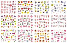 Load image into Gallery viewer, Letter Nail Water Decals With Inscriptions Sexy Girl Black White Tattoo Slider English Alphabet Nail Decals Adhesive Letter 3D Nail Art Stickers for Women Girls Nail Decoration Manicure for Women Decorations Birthday Party Favor Gift