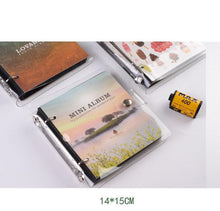 Load image into Gallery viewer, Light and Shadow Series Photo Album Ticket Storage Postcard 3 Inch memory 100 Pockets for Fujifilm Mini Film Paper Baby Family Scrapbook Albums DIY Memorable Gifts For Loved Ones