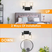 Load image into Gallery viewer, Light Wall Scone Lighting with Clear Glass