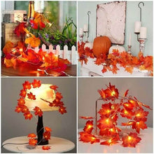 Load image into Gallery viewer, Lighted Fall Garland 40 LED String Light