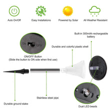 Load image into Gallery viewer, Lights Color Changing Landscape Solar Lamps