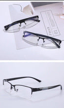 Load image into Gallery viewer, Lightweight Alloy Semi-Rimless Reading Glasses For Men And Women With Quality Half Frame Men Reading Glasses For Men New Retro Eyewear