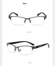 Load image into Gallery viewer, Lightweight Alloy Semi-Rimless Reading Glasses For Men And Women With Quality Half Frame Men Reading Glasses For Men New Retro Eyewear