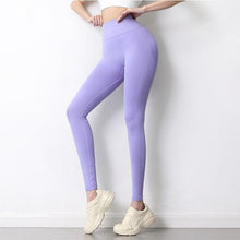 Load image into Gallery viewer, Lightweight Gym Yoga Seamless Pants Sports Clothes High Waist Lift Skinny Tight Stretchy High Waist Athletic Exercise Fitness Leggings Comfortable Activewear Pants