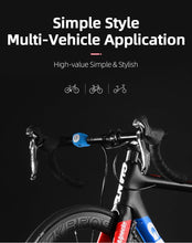 Load image into Gallery viewer, Lightweight Portable Bicycle Bell Electric Horn Mountain Bike Bell Accessories 90dB Cycling Handlebar Silica Gel Shell Electric Cycling Bells Water Resistant Cycling Bells Horn Loud Bicycle Horns Bicycle Accessories
