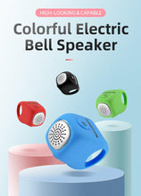 Load image into Gallery viewer, Lightweight Portable Bicycle Bell Electric Horn Mountain Bike Bell Accessories 90dB Cycling Handlebar Silica Gel Shell Electric Cycling Bells Water Resistant Cycling Bells Horn Loud Bicycle Horns Bicycle Accessories