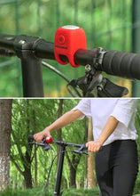 Load image into Gallery viewer, Lightweight Portable Bicycle Bell Electric Horn Mountain Bike Bell Accessories 90dB Cycling Handlebar Silica Gel Shell Electric Cycling Bells Water Resistant Cycling Bells Horn Loud Bicycle Horns Bicycle Accessories
