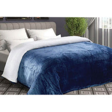Load image into Gallery viewer, Lightweight Super Soft Cozy Sherpa Fleece Throw Blanket
