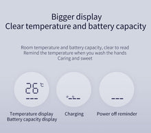Load image into Gallery viewer, Liquid Soap Dispensers USB Rechargeable Temperature Display Automatic Dispenser Soap Foam Hand Sanitizer Machine Automatic Foaming Soap Dispenser Touchless Rechargeable Sensor Hand Soap Dispenser With Display Suitable For Bathrooms Kitchens Restaurant