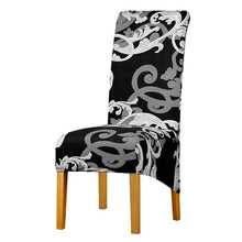 Load image into Gallery viewer, Long Backrest High Elastic Chair Cover European Backrest Seat Cover Home Washable Living Room Restaurant Hotel Party Banquet Dining Chair Cover Stretch Chair Slipcover, Spandex Elastic Removable Washable Chair Seat Covers Protector for Dining Room