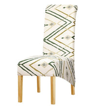 Load image into Gallery viewer, Long Backrest High Elastic Chair Cover European Backrest Seat Cover Home Washable Living Room Restaurant Hotel Party Banquet Dining Chair Cover Stretch Chair Slipcover, Spandex Elastic Removable Washable Chair Seat Covers Protector for Dining Room