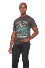 Load image into Gallery viewer, Long Beach Men's Bamboo Viscose/Organic Cotton Short Sleeve Graphic T-Shirt