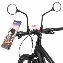 Load image into Gallery viewer, Long Bicycle Rearview Handlebar Round Mirrors For Mountain Road Bike Motorcycle Bendable Hose Adjustable Rearview Mirror Bicycle Rear View Mirrors With Wide Angle Acrylic Convex Safety Rotatable Bicycle Mirror