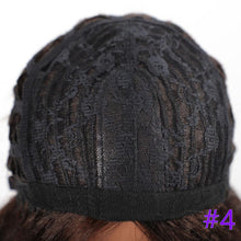 Load image into Gallery viewer, Long Kinky Straight Synthetic Wigs for Black Women Black Brown Blonde Ginger Red White Hair Afro Wigs Synthetic Hair Wigs For Black Women Cosplay Wigs For Women