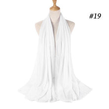 Load image into Gallery viewer, Long Lightweight Soft Solid Color Chiffon Scarfs Muslim Headscarf Hijab Scarf Shawls Wraps Hijab For Women 70*180cm