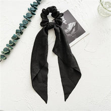 Load image into Gallery viewer, Long Ribbon Women Ponytail Scrunchies Scarf Elastic Hair Band Knotted Streamer Hair Ties Silky Satin Hair Rope Ponytail Holder Accessories for Women