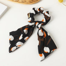 Load image into Gallery viewer, Long Ribbon Women Ponytail Scrunchies Scarf Elastic Hair Band Knotted Streamer Hair Ties Silky Satin Hair Rope Ponytail Holder Accessories for Women