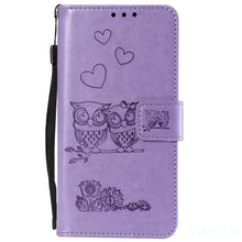 Load image into Gallery viewer, Love Couple Leather Case For iPhone 12 11 Pro mini Phone Flip Wallet Soft Cover Shockproof Floral Cute Modern Leather Wallet Phone Case For iPhone