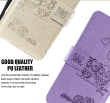 Load image into Gallery viewer, Love Couple Leather Case For iPhone 12 11 Pro mini Phone Flip Wallet Soft Cover Shockproof Floral Cute Modern Leather Wallet Phone Case For iPhone