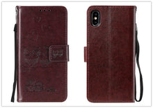 Load image into Gallery viewer, Love Couple Leather Case For iPhone 12 11 Pro mini Phone Flip Wallet Soft Cover Shockproof Floral Cute Modern Leather Wallet Phone Case For iPhone