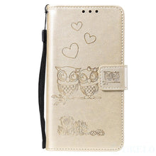 Load image into Gallery viewer, Love Couple Leather Case For iPhone 12 11 Pro mini Phone Flip Wallet Soft Cover Shockproof Floral Cute Modern Leather Wallet Phone Case For iPhone