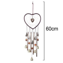 Load image into Gallery viewer, Love Shape Wind Chimes Metal Tube Bell Wind-chimes Decor Hanging Ornaments Dream-catcher Home Garden Decor Hanging Ornaments Craft Gifts For Mom Birthday Celebration