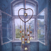Load image into Gallery viewer, Love Shape Wind Chimes Metal Tube Bell Wind-chimes Decor Hanging Ornaments Dream-catcher Home Garden Decor Hanging Ornaments Craft Gifts For Mom Birthday Celebration