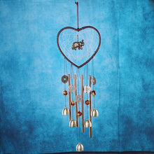 Load image into Gallery viewer, Love Shape Wind Chimes Metal Tube Bell Wind-chimes Decor Hanging Ornaments Dream-catcher Home Garden Decor Hanging Ornaments Craft Gifts For Mom Birthday Celebration