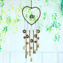 Load image into Gallery viewer, Love Shape Wind Chimes Metal Tube Bell Wind-chimes Decor Hanging Ornaments Dream-catcher Home Garden Decor Hanging Ornaments Craft Gifts For Mom Birthday Celebration