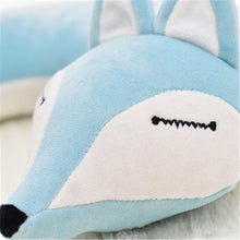 Load image into Gallery viewer, Lovely Fox Travel Pillow Animal Cotton U Shape Travel Car Train Plane Home Nap Pillow Health Care Gift Neck Pillow Travel Pillows Cartoon Planes Fox Animal U-Shaped Neck Pillow Plush Fur Warm Comfortable Luggage Pillow for Airplanes Car Train