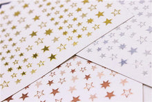 Load image into Gallery viewer, Lovely Stars Geometry 3D Nails Art Sticker Gold Silver Rose gold Ornaments self-Adhesive Sliders Manicure Accessories Decoration for Women Girls Art Stickers Decal Decoration Metallic Curve Strip Line Nail