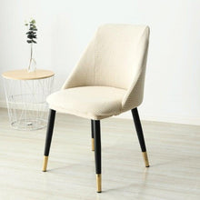 Load image into Gallery viewer, Low-inclined Armrest and Arc Back Chair Cover Washable Removable Seat Cover Polar Fleece Hotel Home Banquet Spandex Stretch Spandex Removable Washable Anti-dust Seat Slipcover Protector For Hotel Office Ceremony Banquet Wedding Party