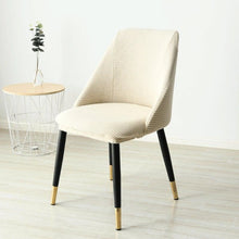 Load image into Gallery viewer, Low-inclined Armrest and Arc Back Chair Cover Washable Removable Seat Cover Polar Fleece Hotel Home Banquet Spandex Stretch Spandex Removable Washable Anti-dust Seat Slipcover Protector For Hotel Office Ceremony Banquet Wedding Party