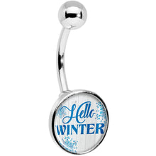 Load image into Gallery viewer, Hello Winter Snowflake Belly Ring