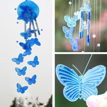 Load image into Gallery viewer, Lucky Butterfly Hanging Wind Chime Bell Garden Decoration Ornament Gift Home Decoration Fashion High-end Gift Butterfly Gift Grandmother Gift Mother Gift Birthday Gift Festival Gift Witness Friendship Outdoor Wind Chime Garden Decor